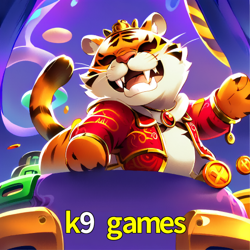 Imagem promocional da k9 games mostrando a plataforma e suas vantagens